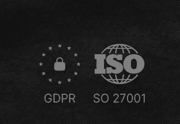 Minimal white desk with a notebook and glasses beside a blue chair