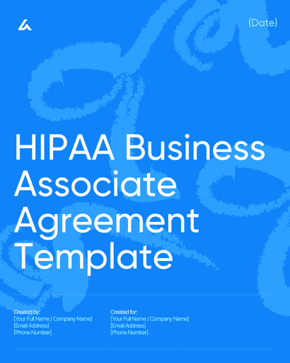HIPAA Business Associate Agreement Template