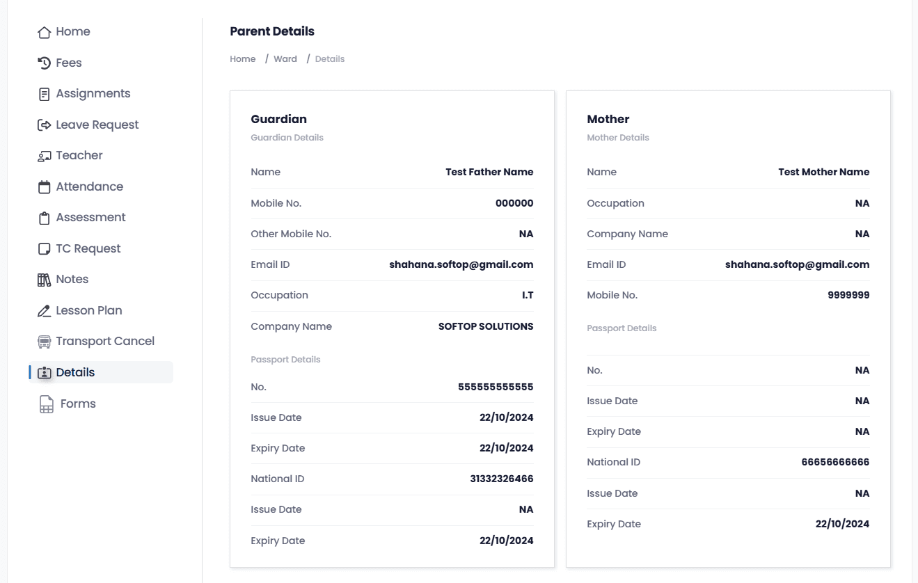 Redesigned Parent Portal screen showing a shortened task flow (3 of 6)