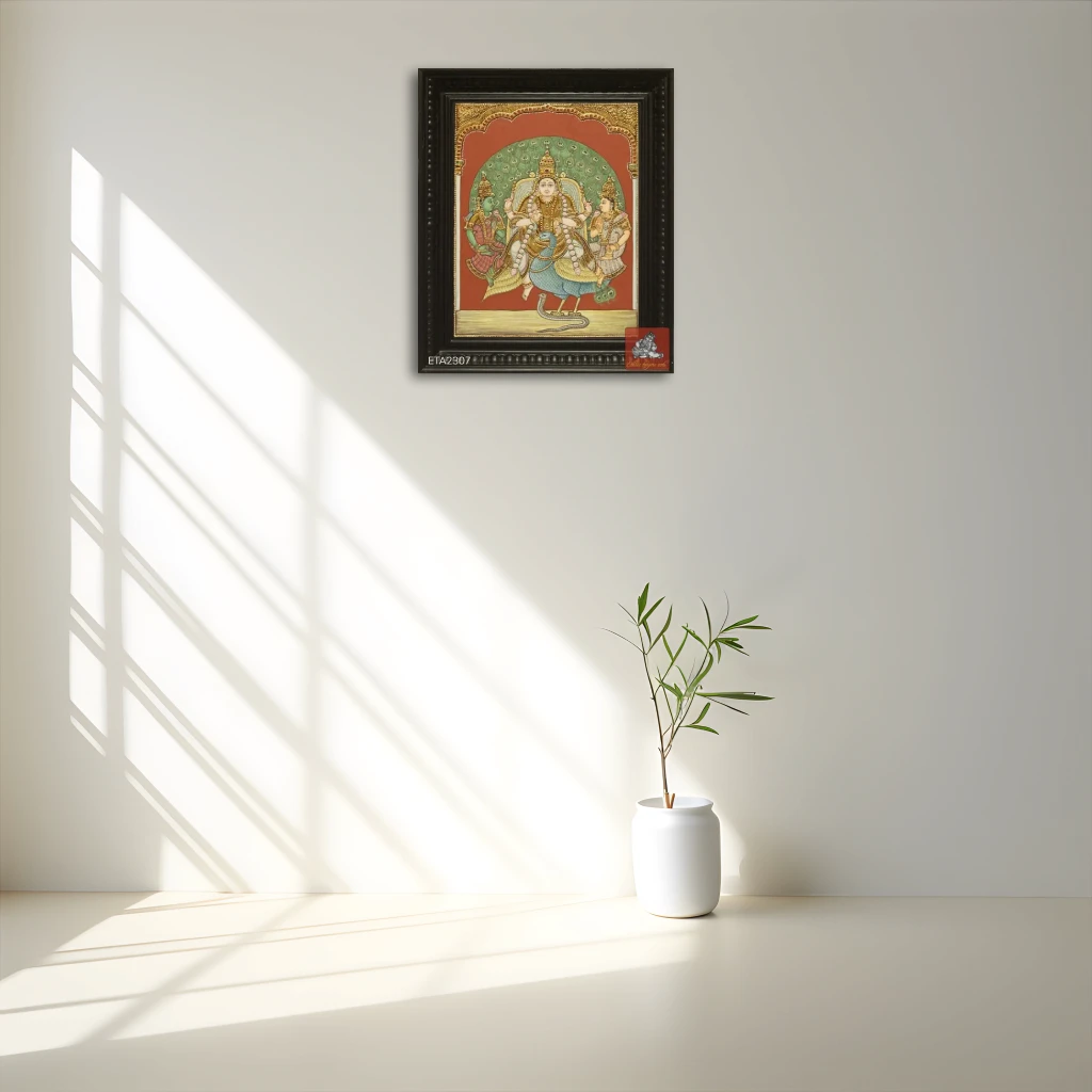 Murugan Antique Style Tanjore Painting