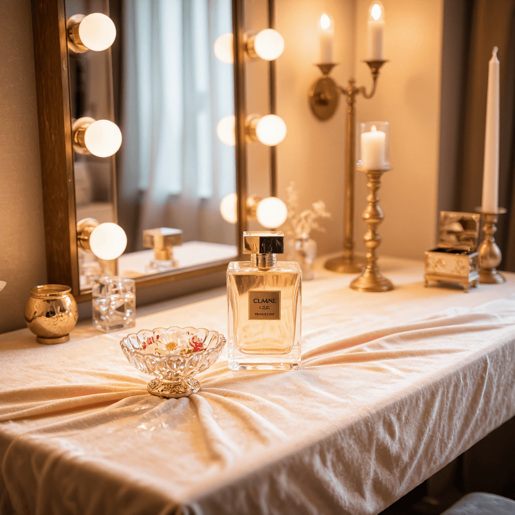 product photography of perfume