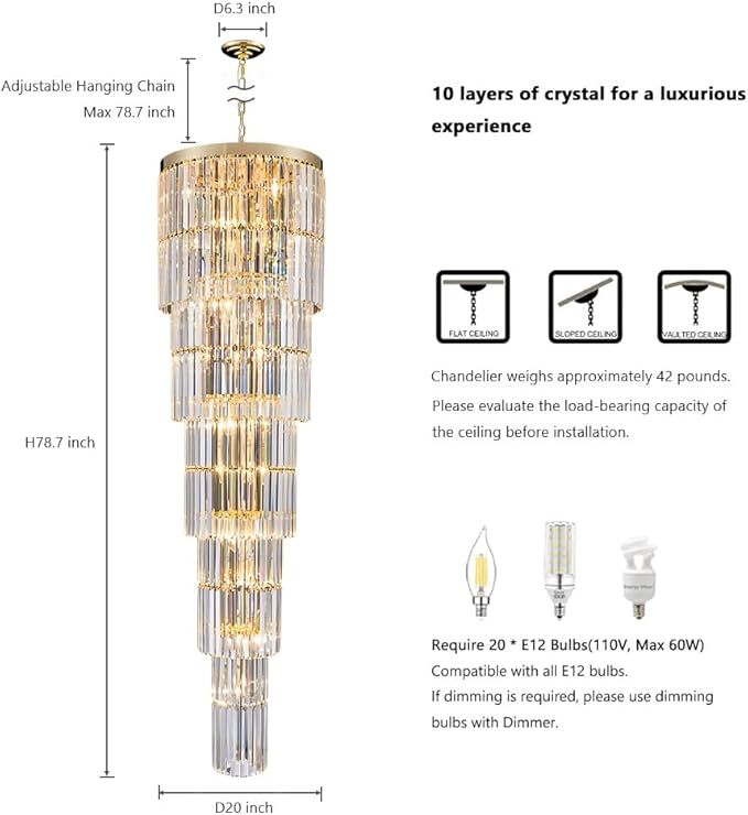 Elegant chandelier design with modern appeal and high-quality craftsmanship.