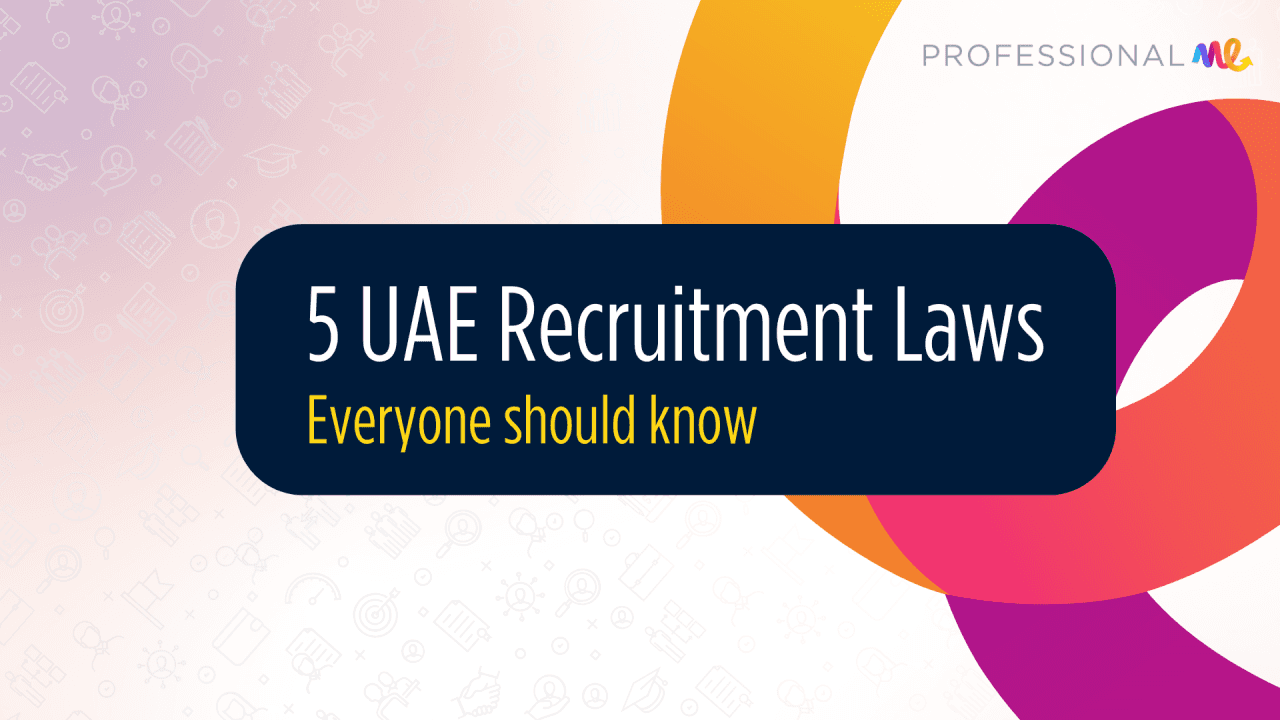 Illustration representing UAE recruitment compliance and regulations
