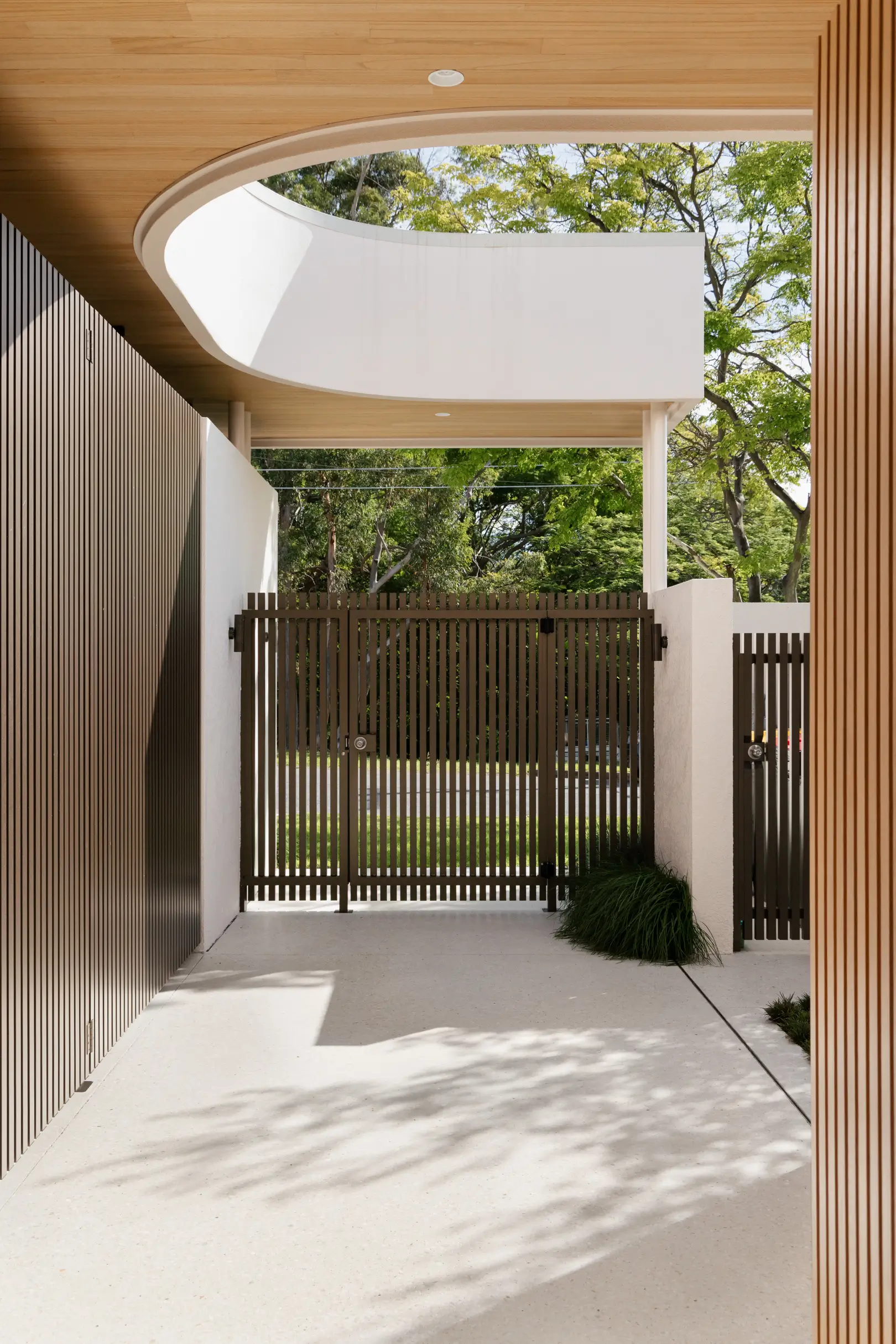 Front facade of Jacaranda House in. Brisbane