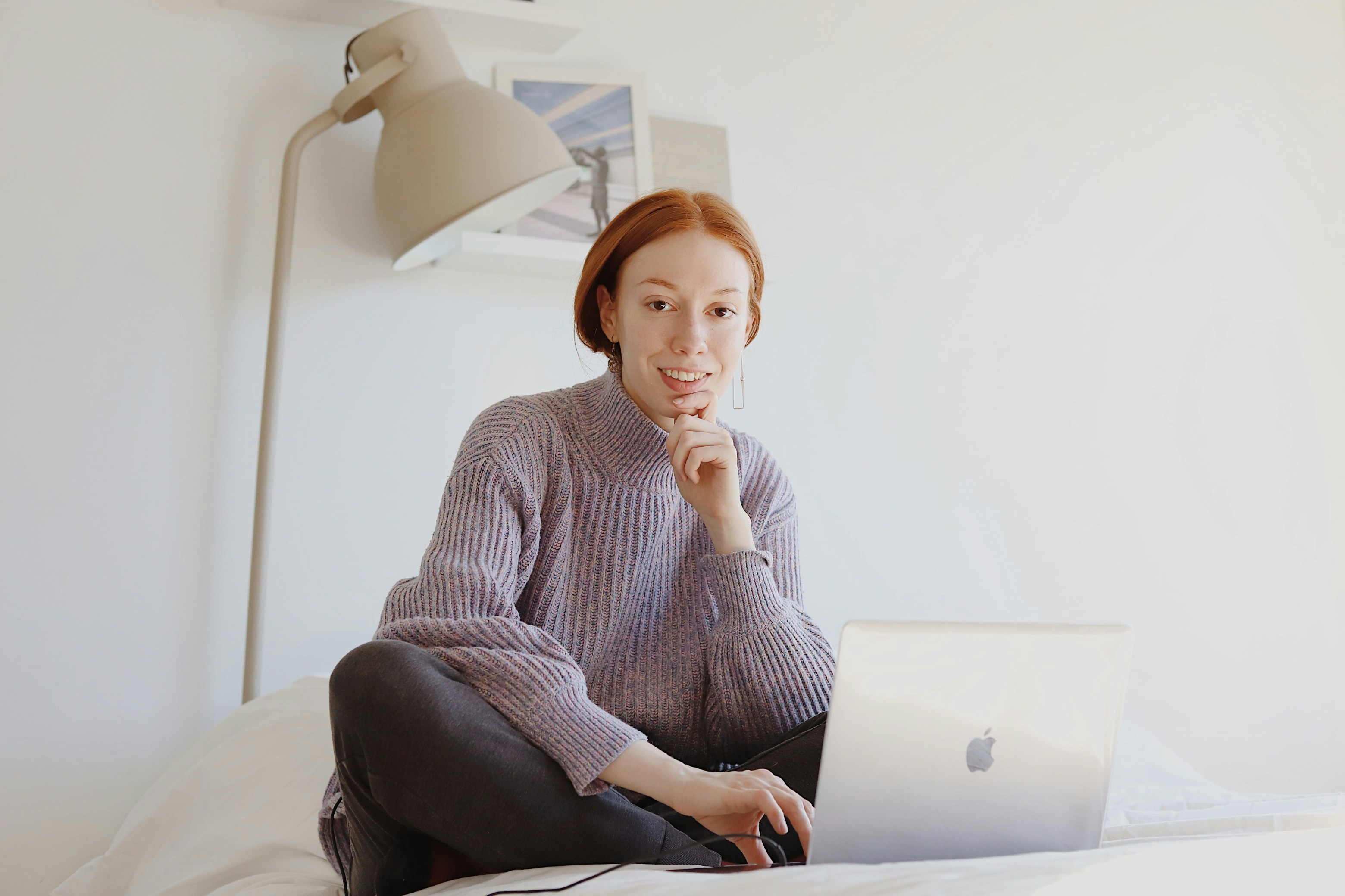 woman researching about How To Glow Up Physically