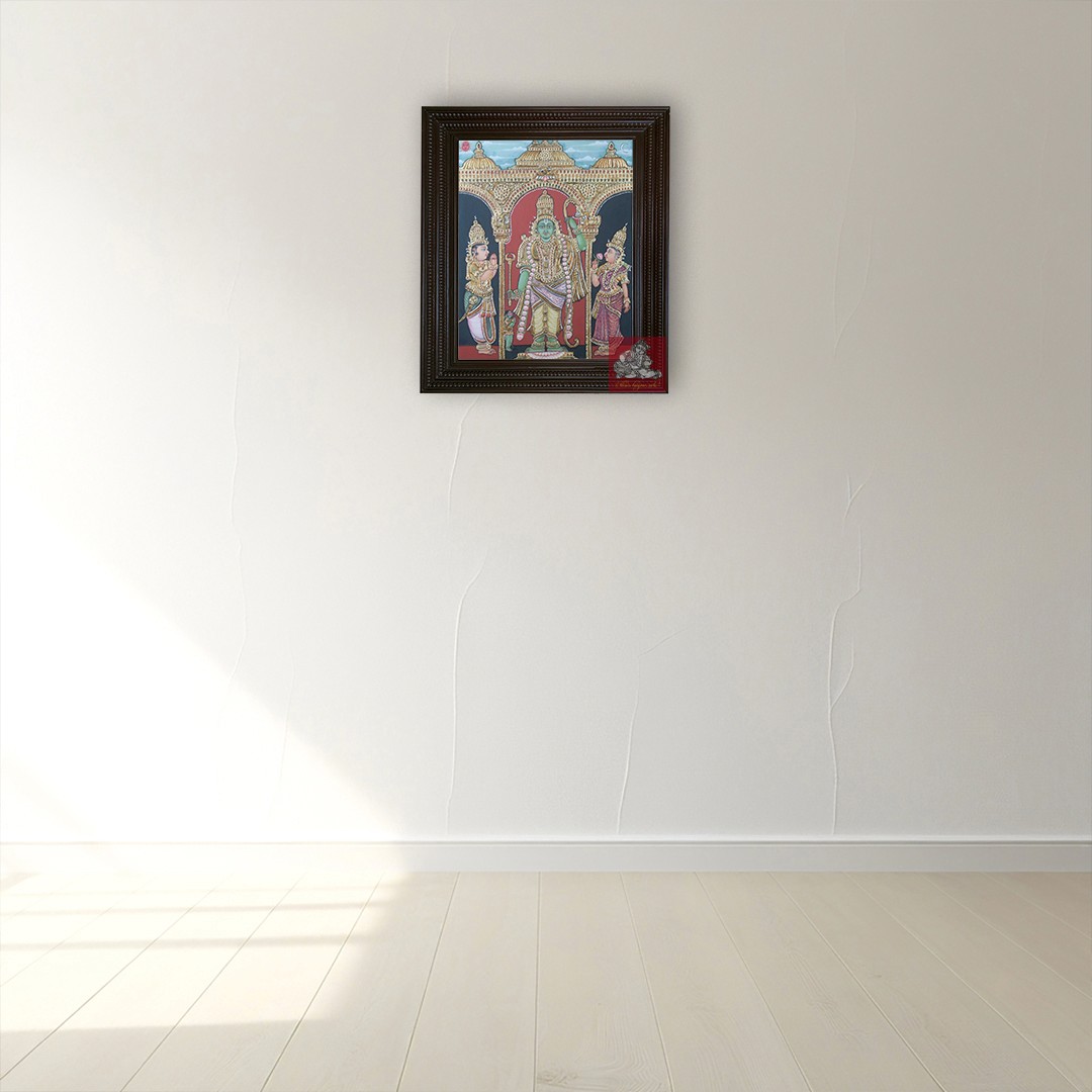 Antique Kothanda Ramar Tanjore Painting