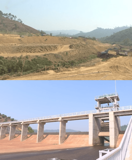 water dam viewing mountain during daytime