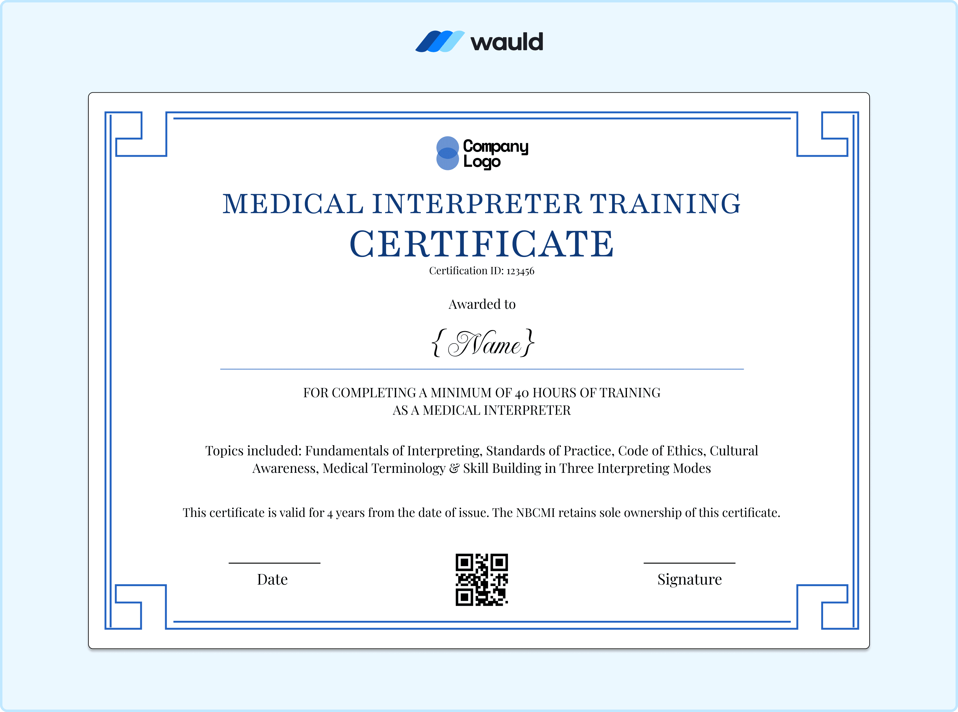 Medical Interpreter Certificate