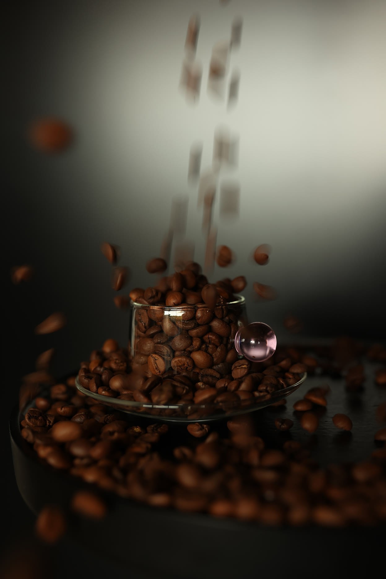 Zdjęcie kawy ziarnistej