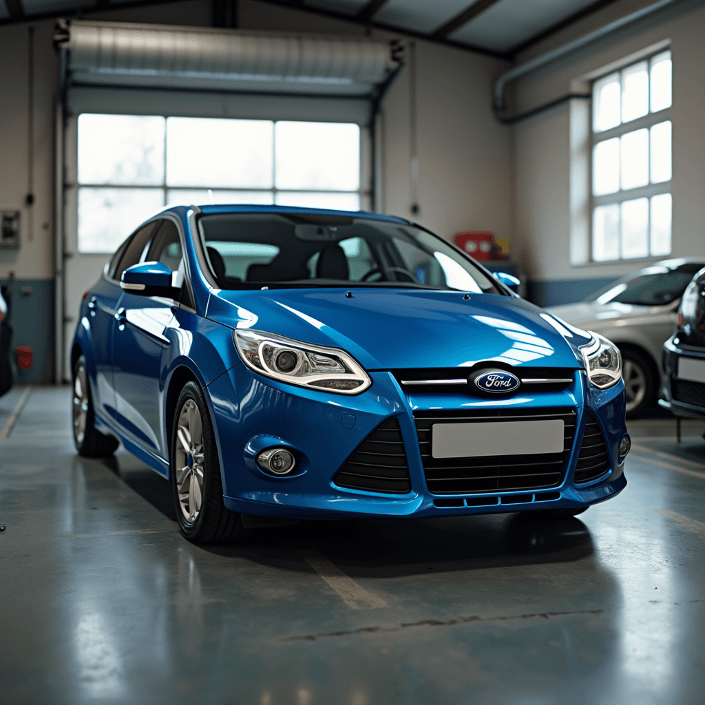 image of a blue Ford Focus 2010