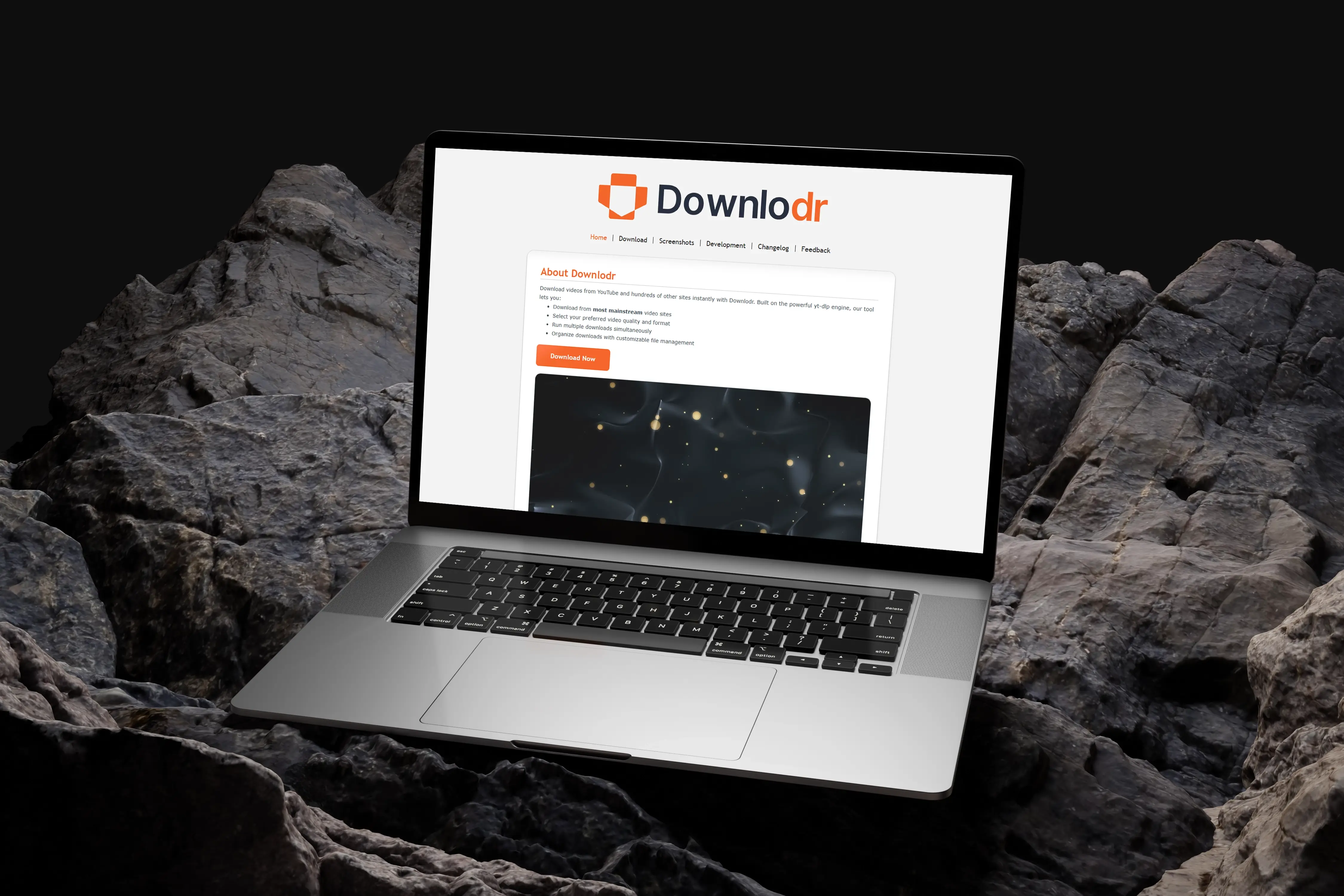 Downlodr thumbnail – simple and fast file downloader interface