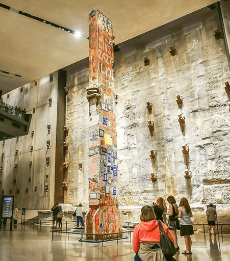 Interior of the 9/11 Museum