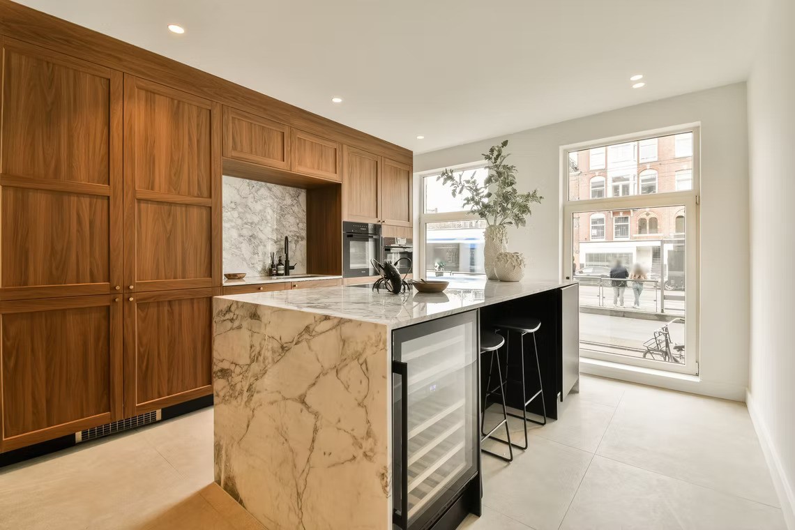 Woman planning about structure