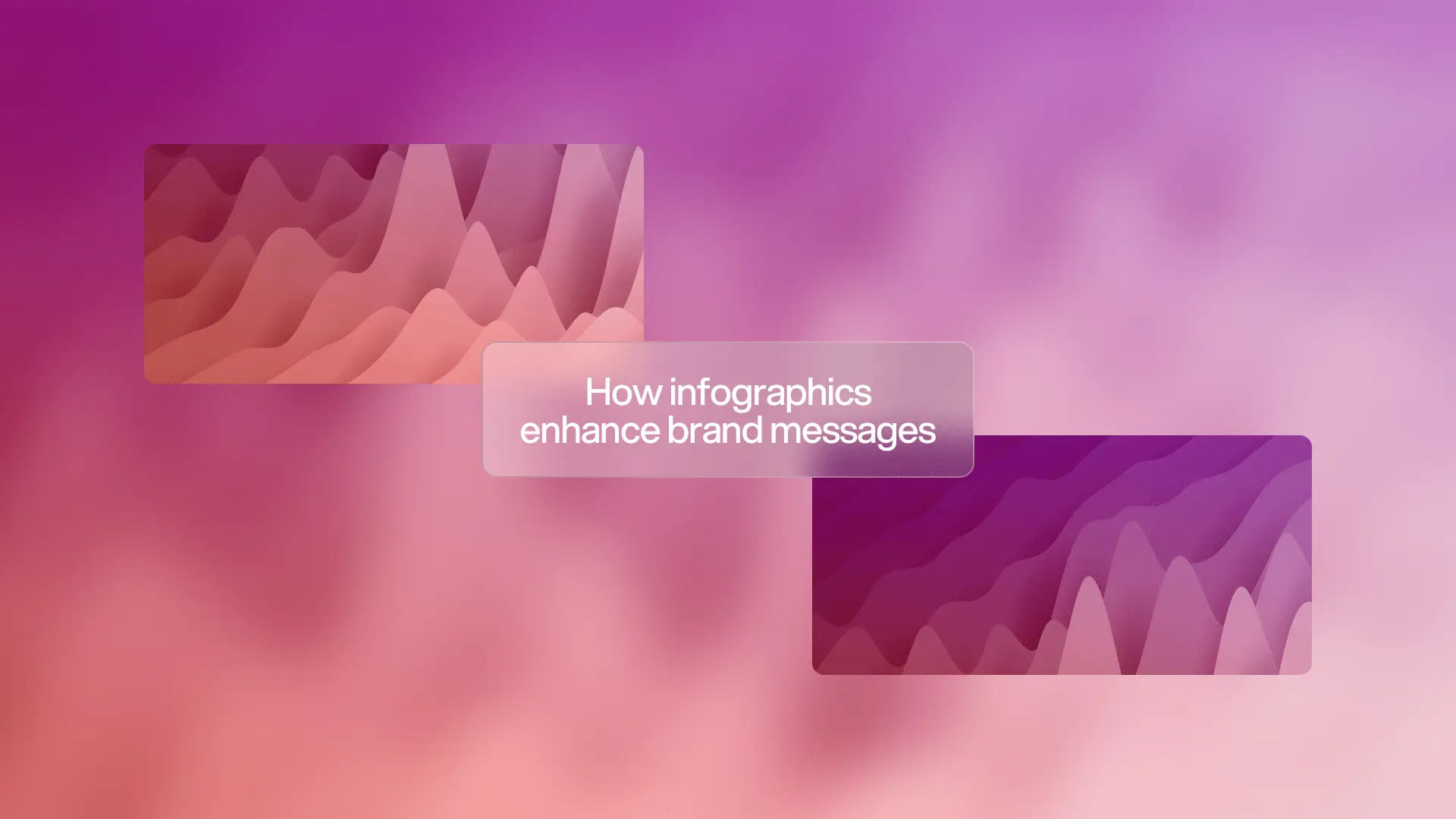 How do infographics enhance brand messages?