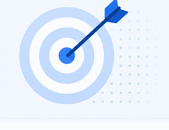 Target illustration representing analytics clarity