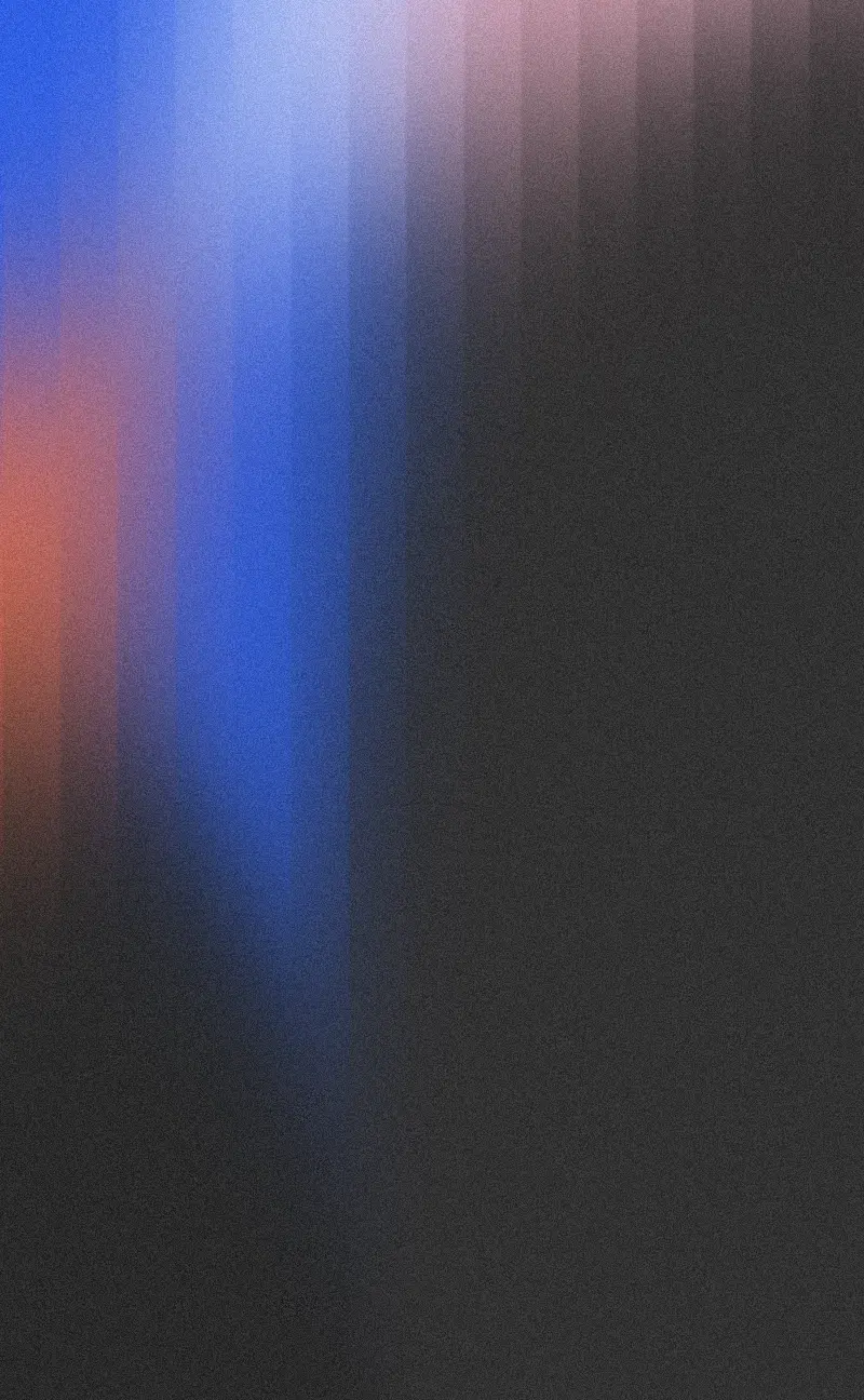 Blue, orange, and black gradient