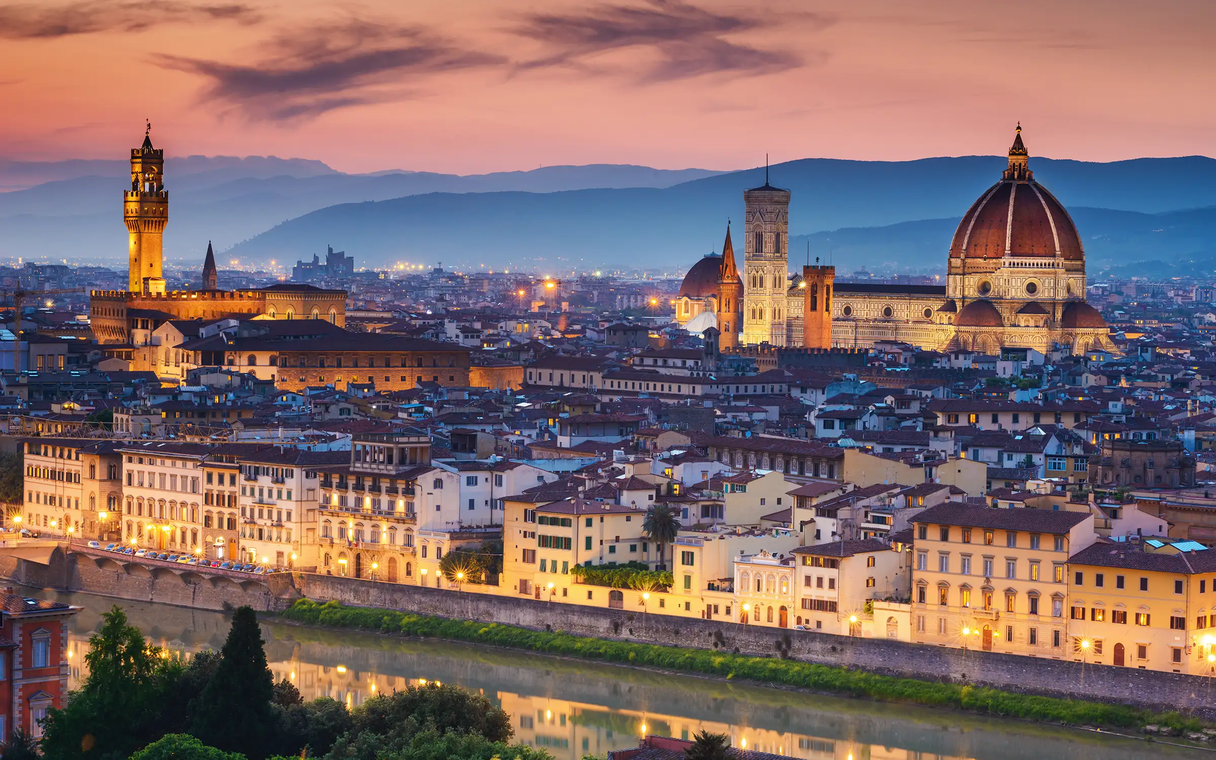 Utsikt over Firenze sentrum med katedralen – Expa Travel