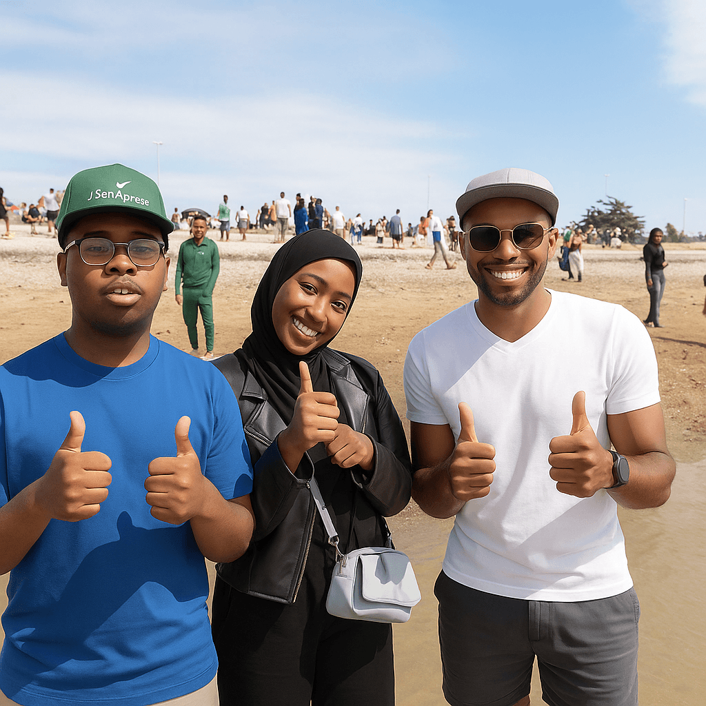 a woman wearing headphone