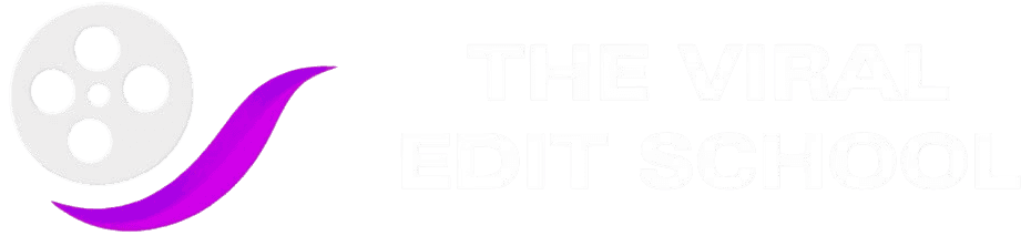 Logo The Viral Edit School – formation TikTok éditeur vidéo viral