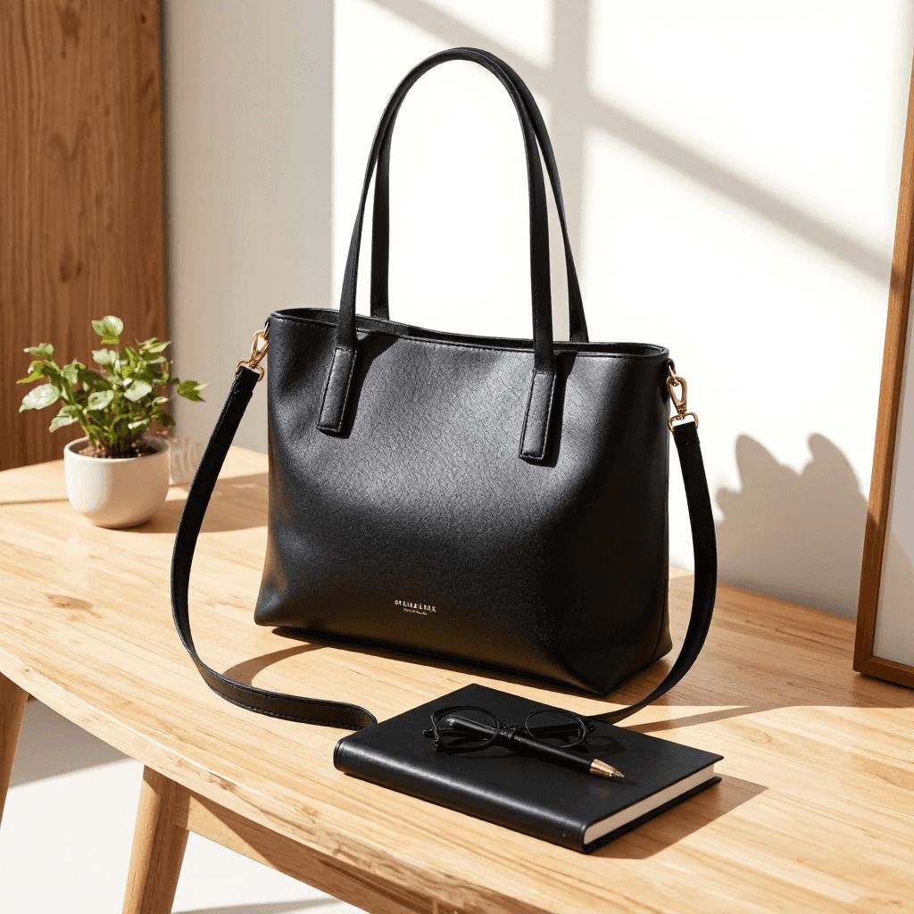 product photography of shoulder bag