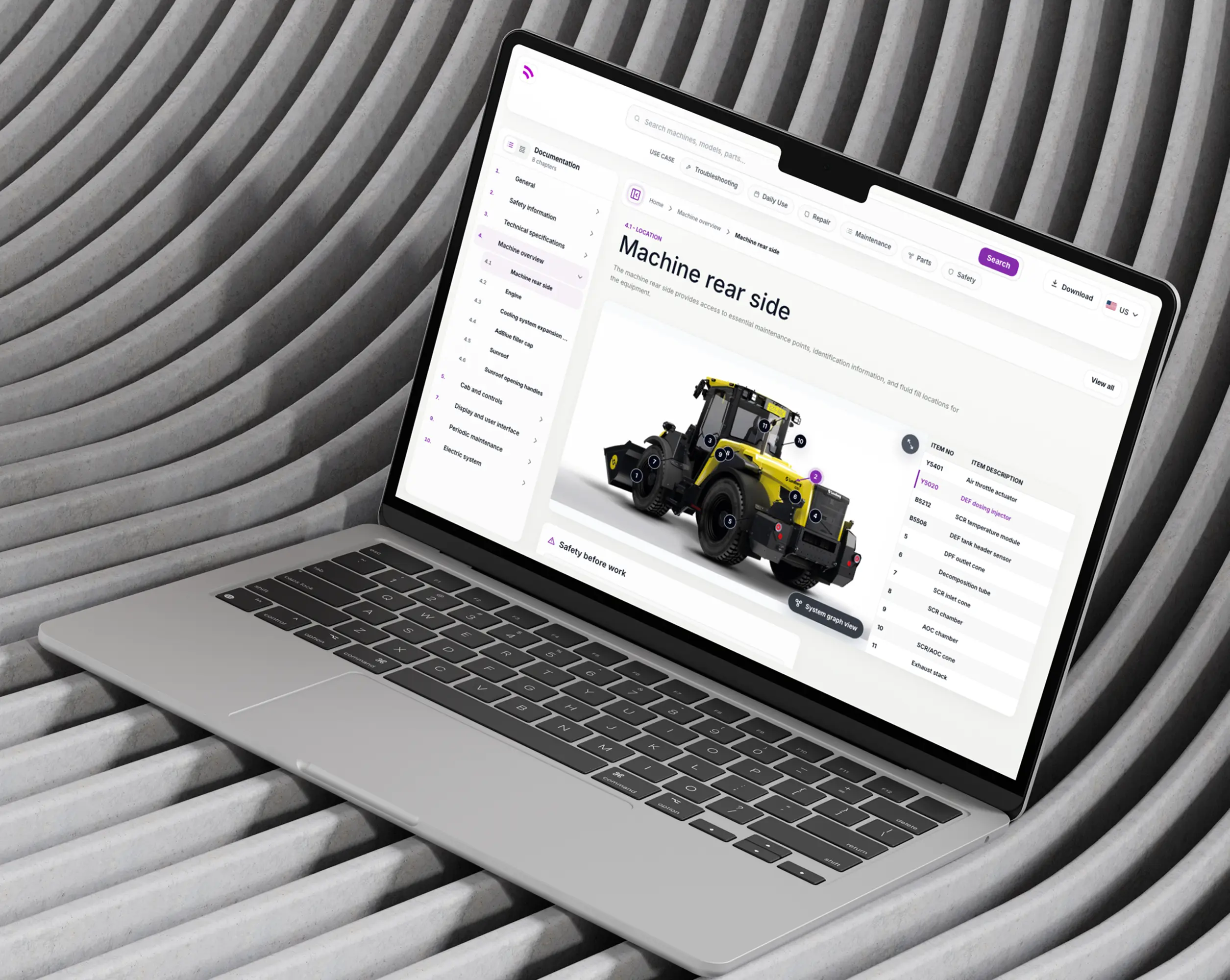 Documentation for Heavy Machinery