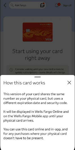 Digital debit card display screen 3