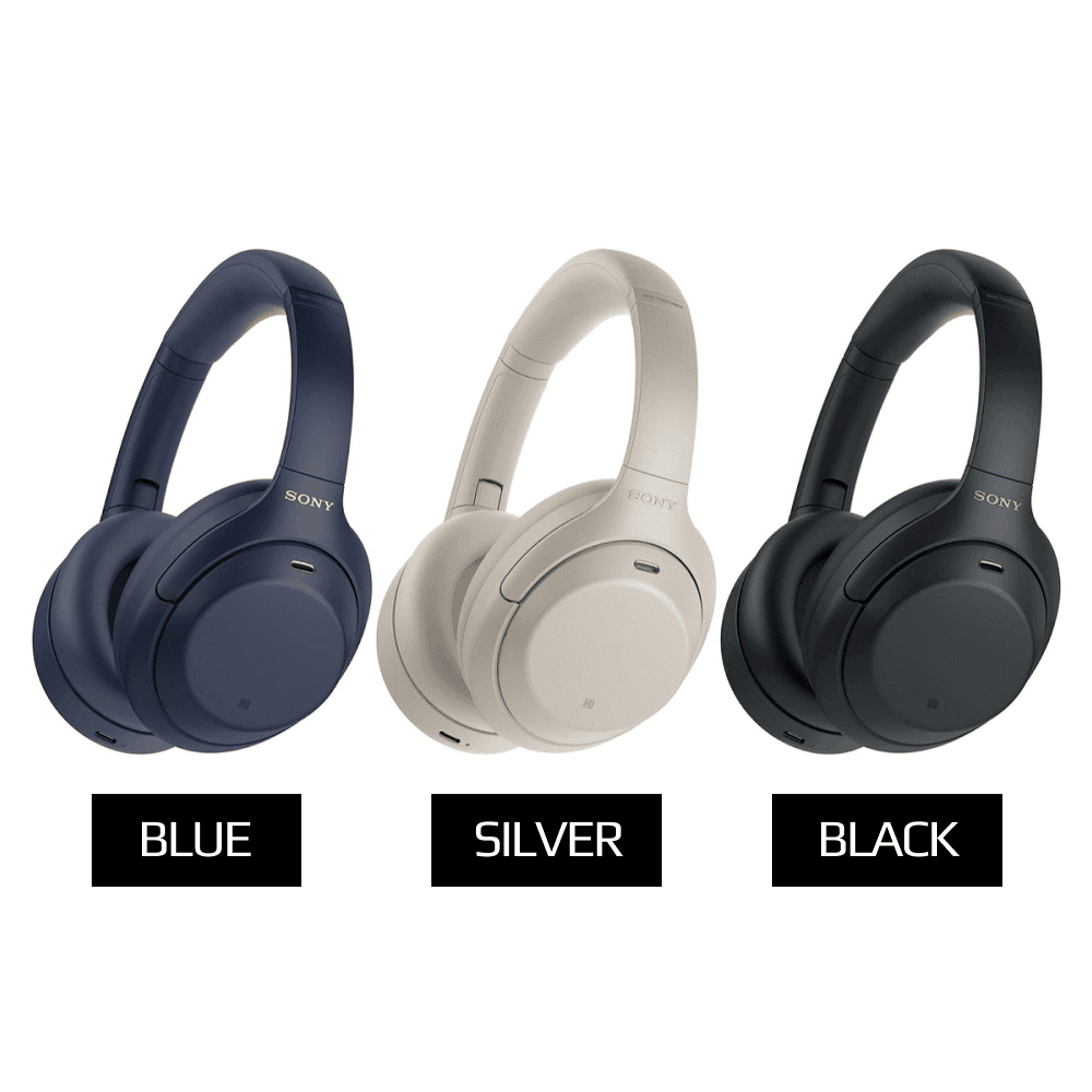 Sony WH-1000XM4 is available in three color variants: black, silver, and blue