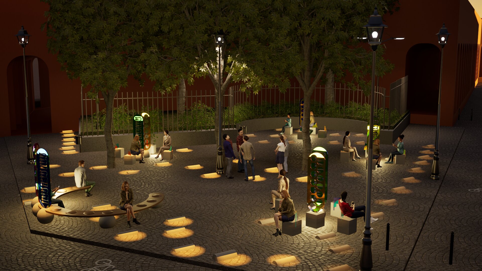 Open book with sunlight and shadows highlighting editorial typography design