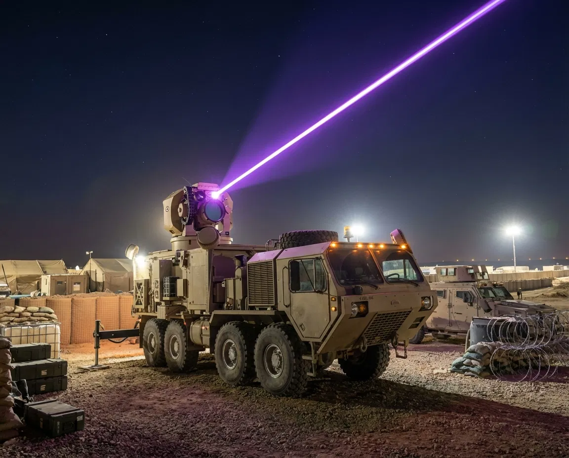 Israeli Iron Beam laser defense system