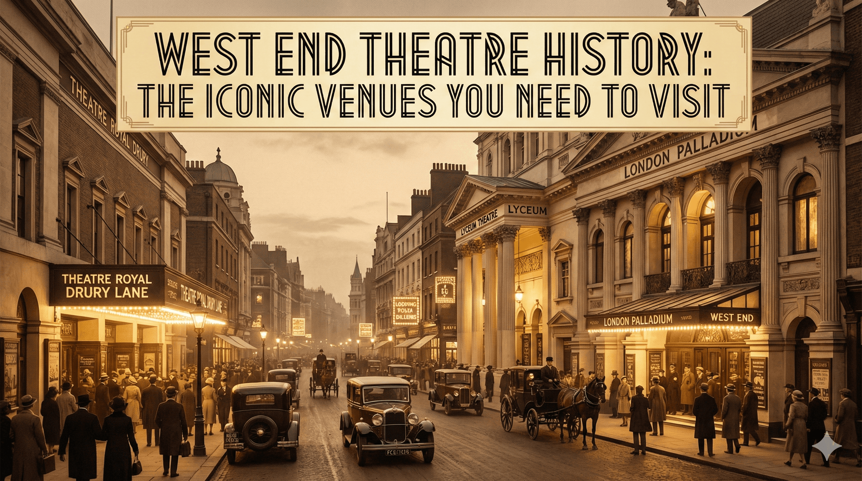 Lær om nogle af West Ends mest ikoniske teatre og book dine London teaterbilletter i dag.