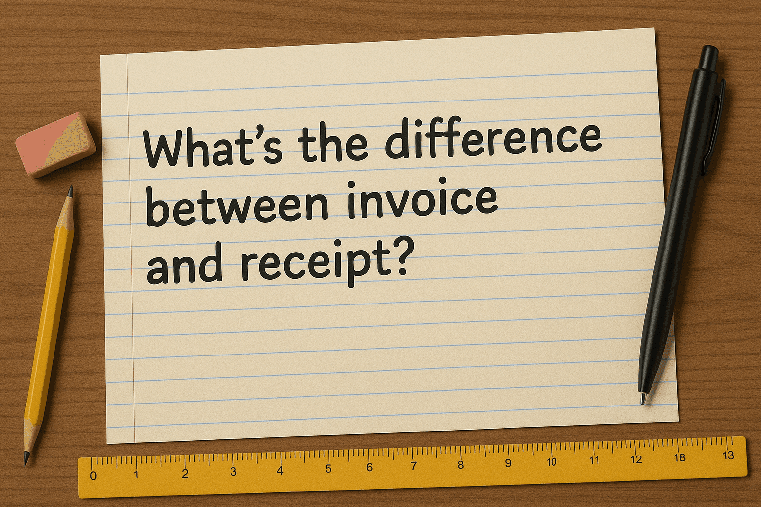 invoice vs receipt