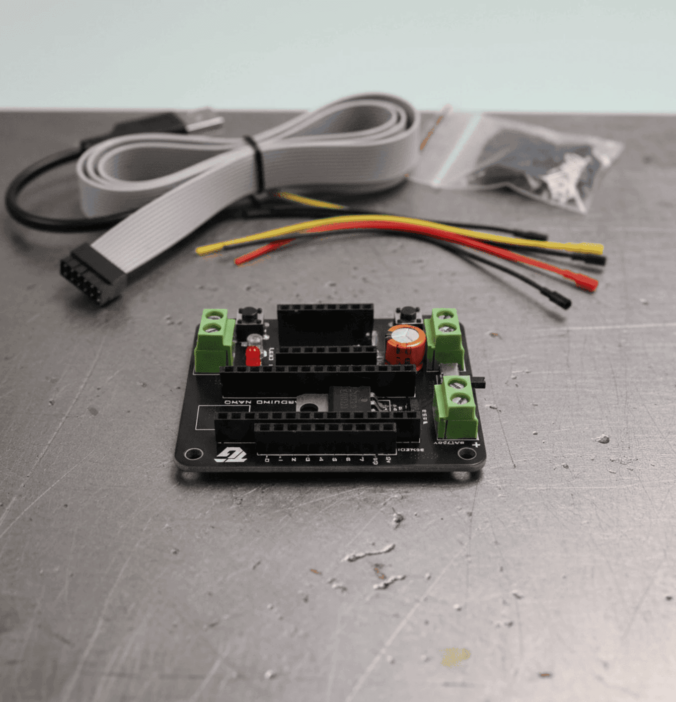 Arduino Nano Type-C and TB6612FNG motor driver – components for Blueprint 01 assembled version