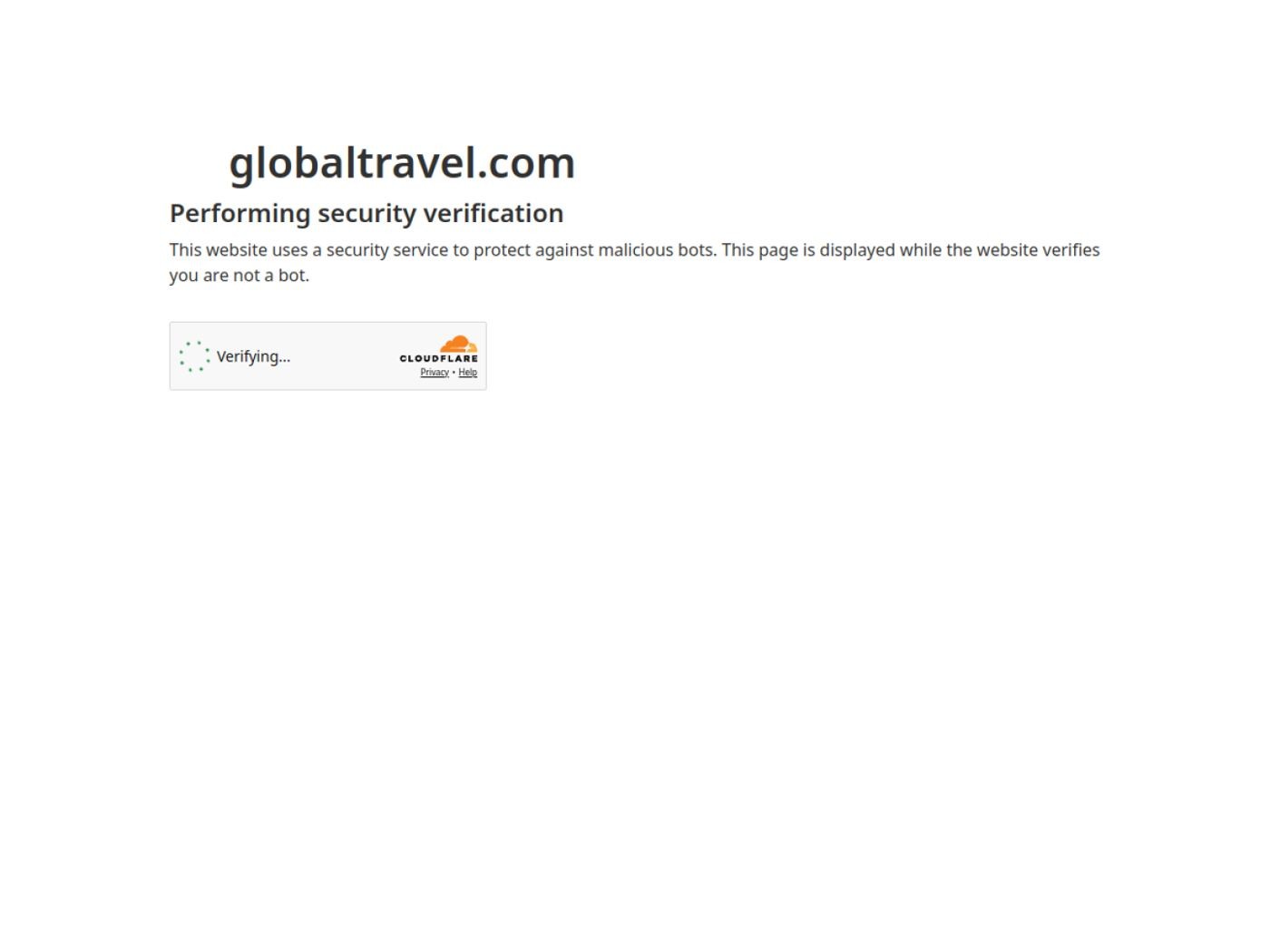 GlobalTravel.com website