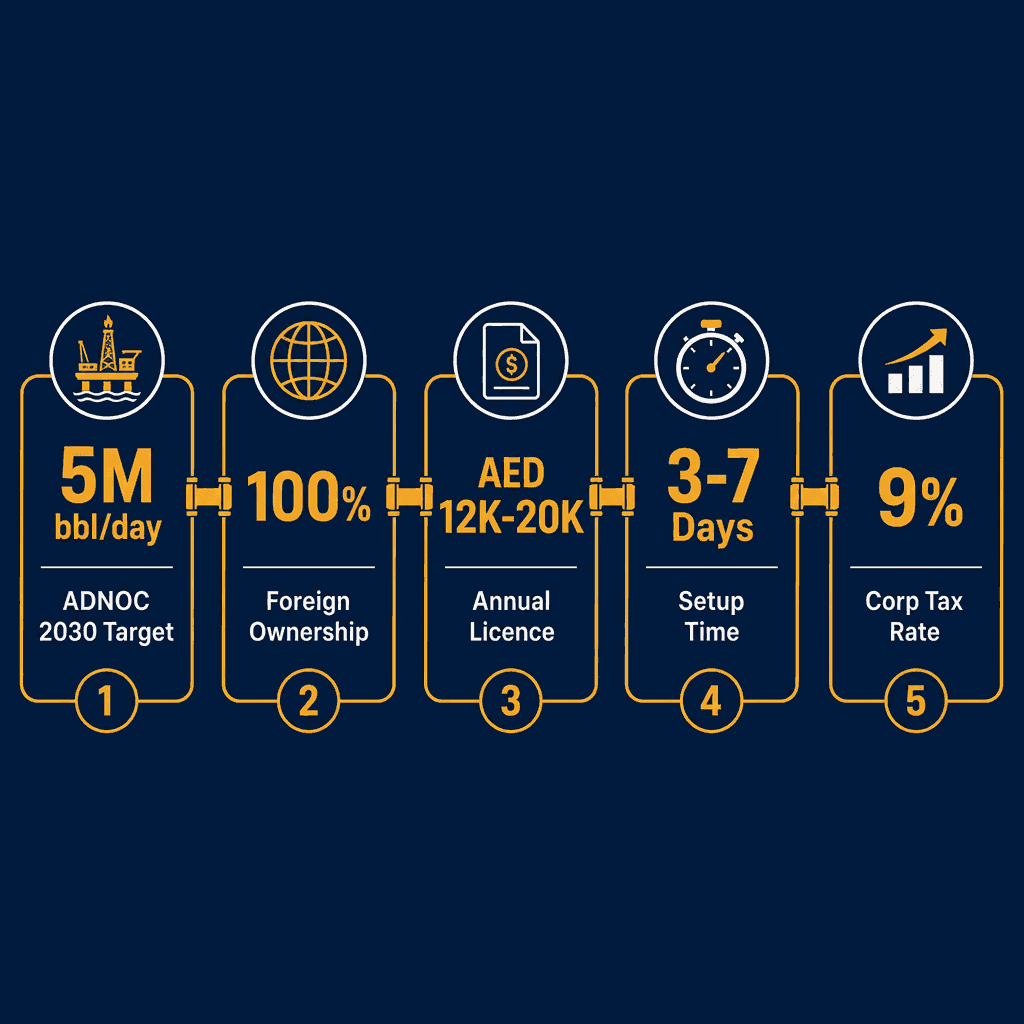 Infographic: Start a Chemical & Oil Engineering Consultancies Business in Dubai