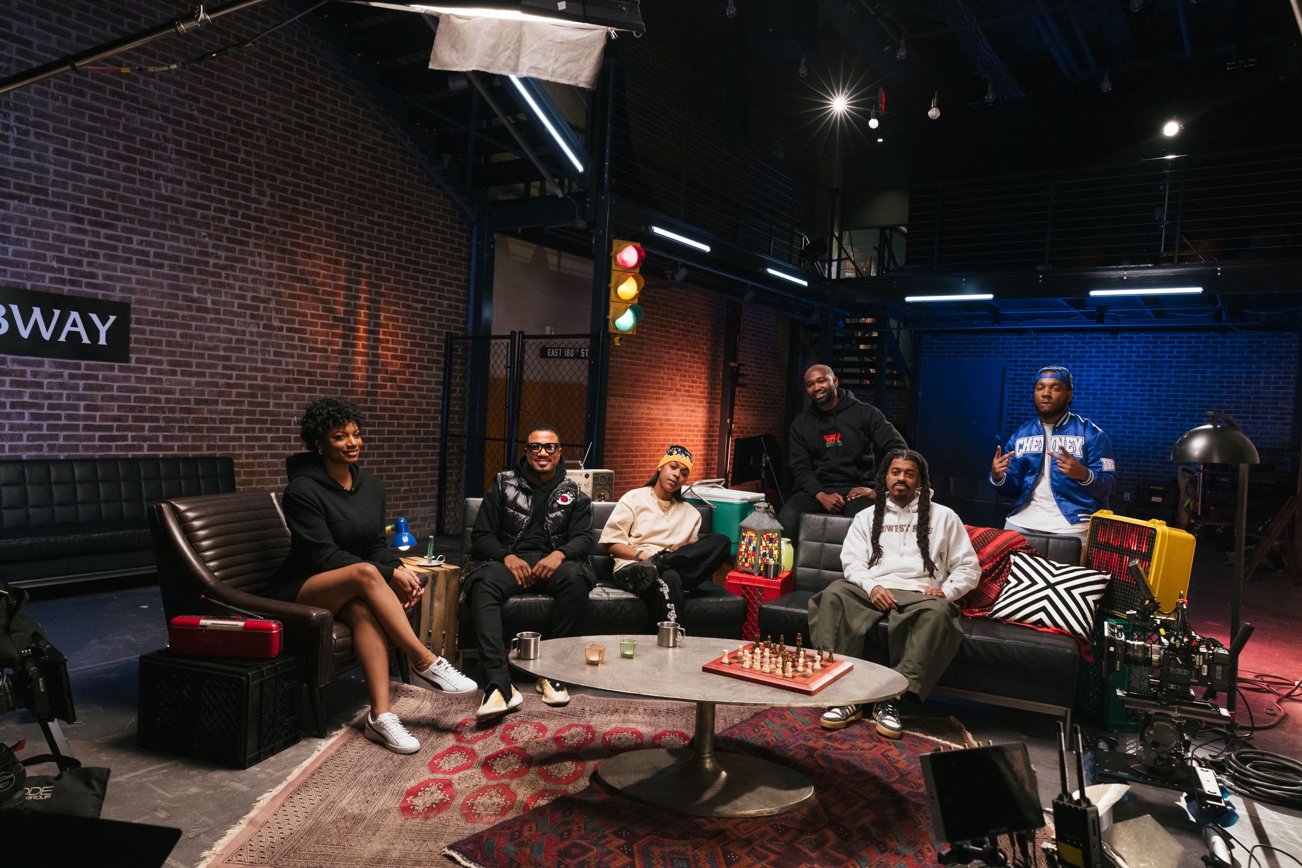 Group Shot on set