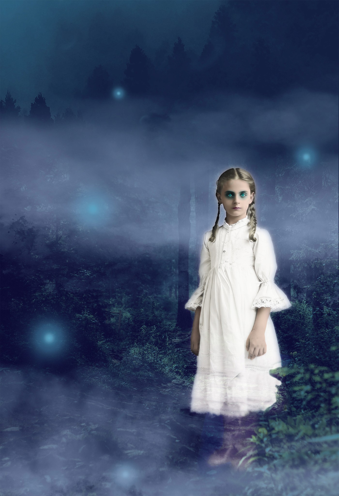 Ghost Girl Photo Collage