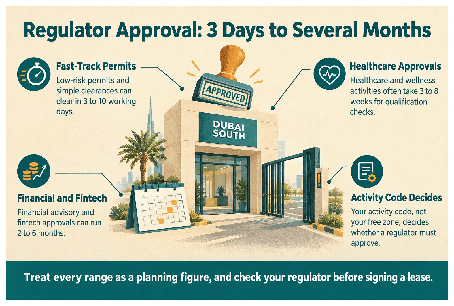 Infographic: How Long Does a Third-Party Regulator Approval Take in Dubai