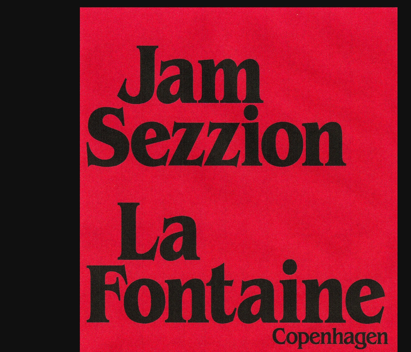 La Fontaine poster — tactile illustration and typographic detail