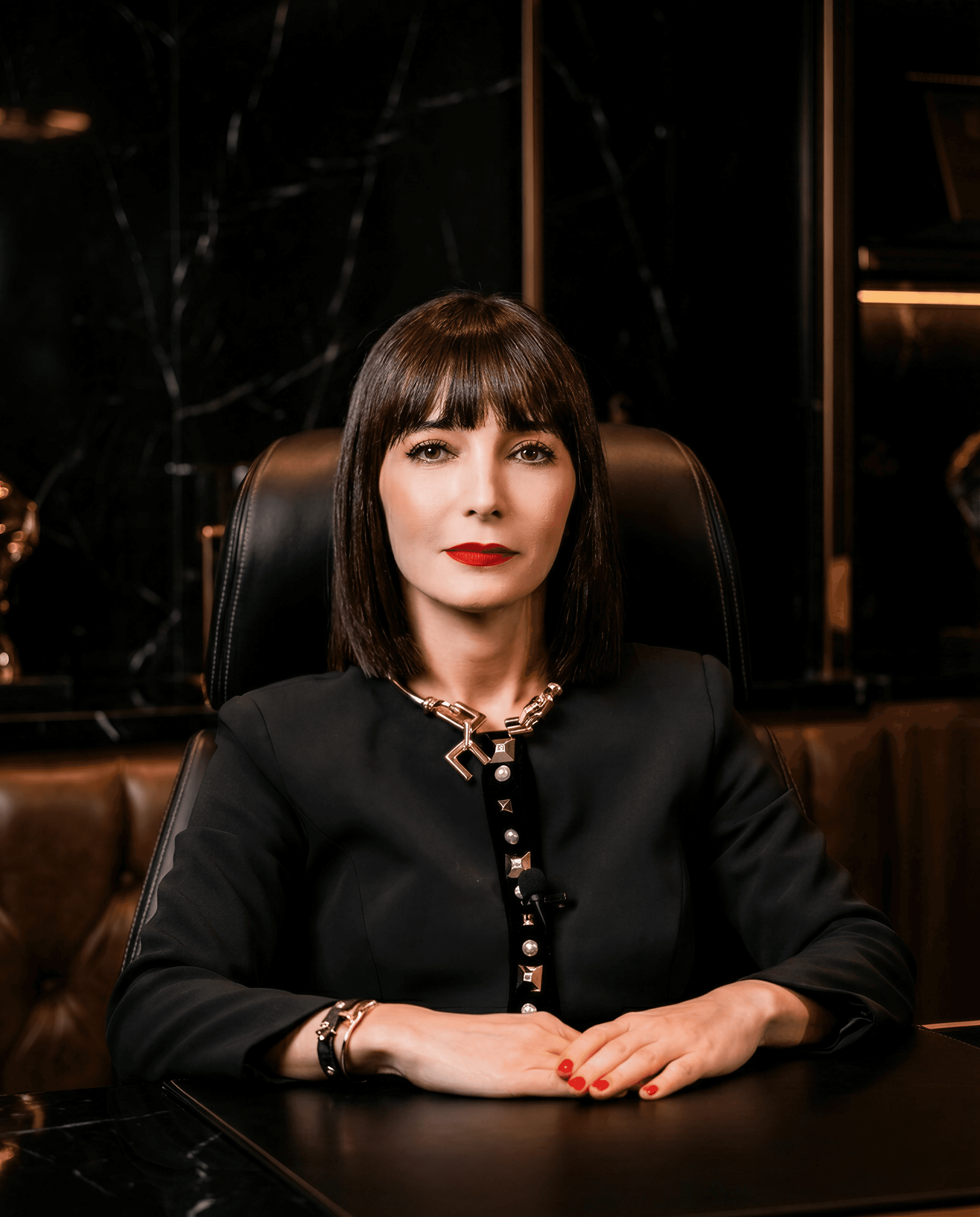 Portrait of portfolio creator – front view