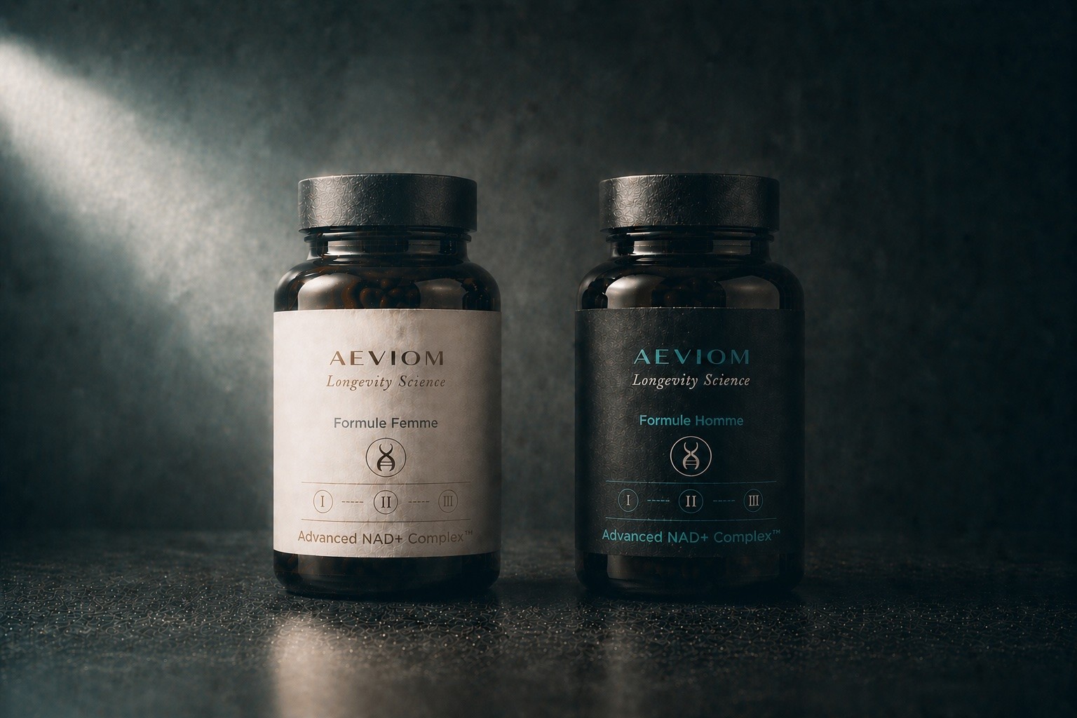 Aeviom Cellular Booster 40+ — duo Formule Homme et Formule  Femme, deux compléments alimentaires français premium pour  le métabolisme énergétique et la réduction de la fatigue après 40 ans.