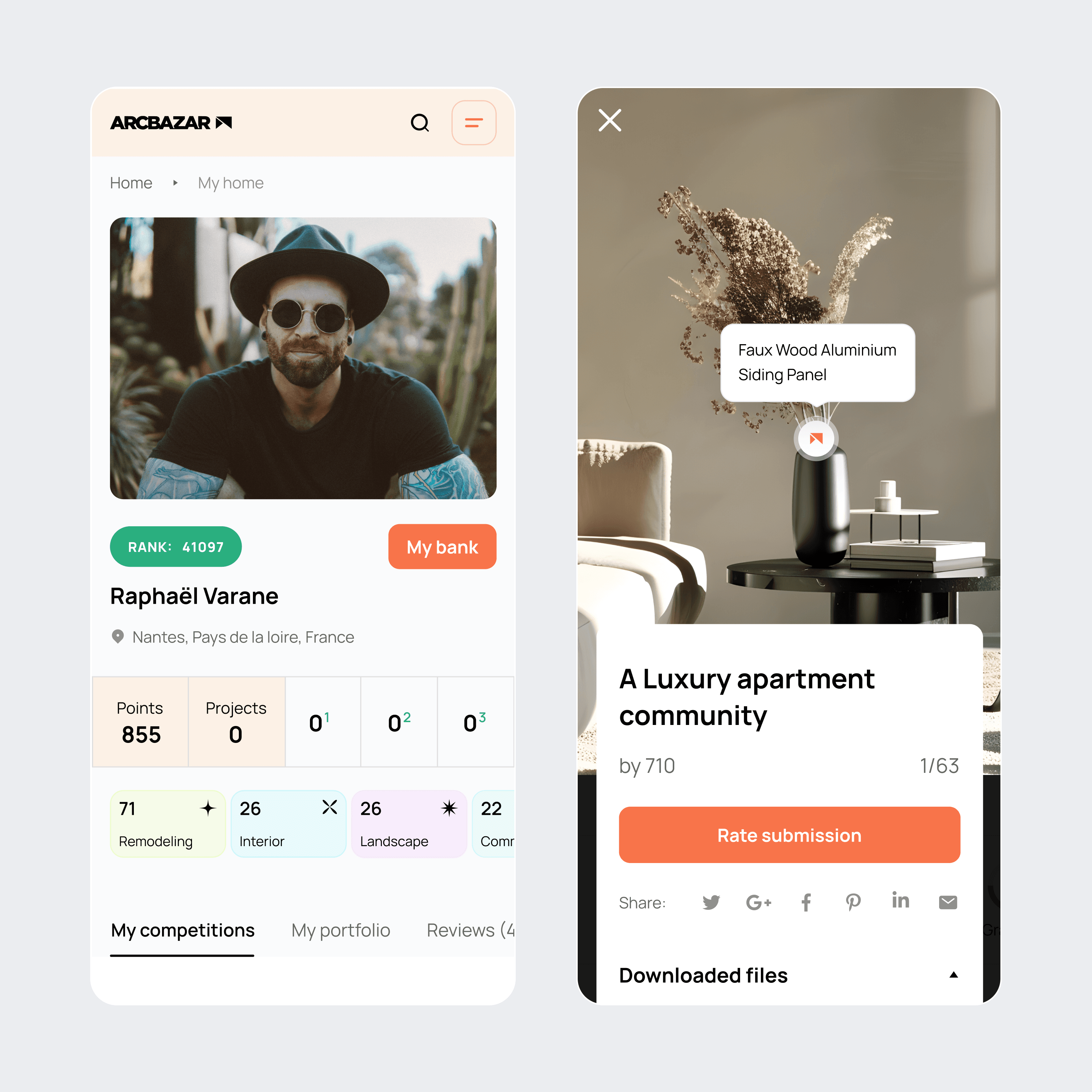 Streetside billboard with flyposters of the Batch.Works brand and illustrations