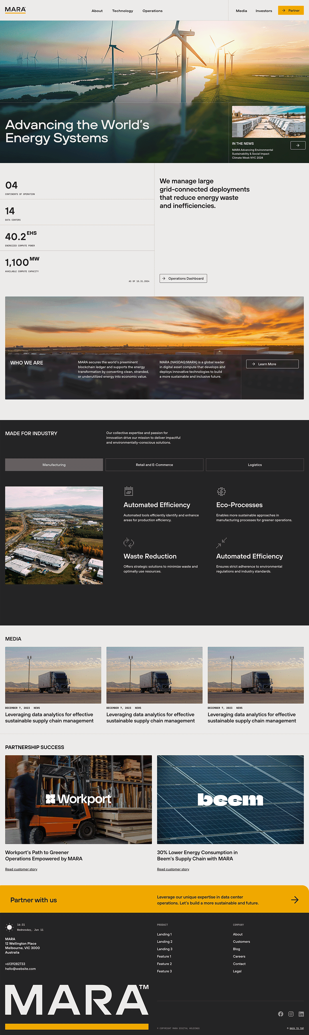 MARA homepage full image