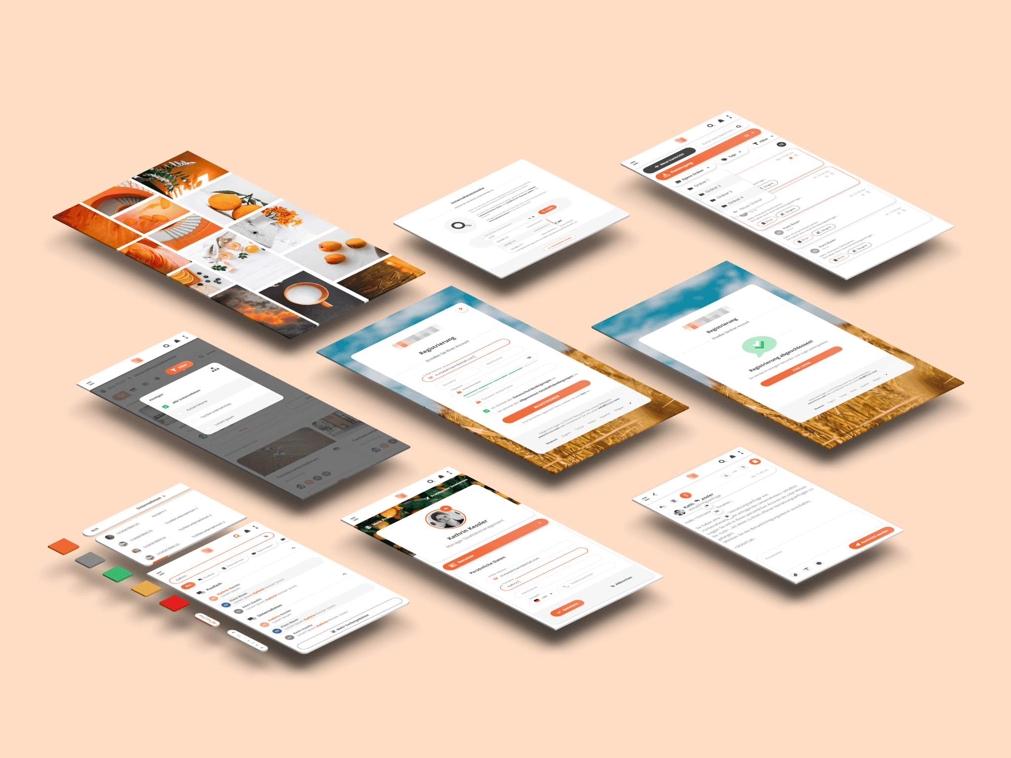 UX/UI & Design System: Web App Design for a client