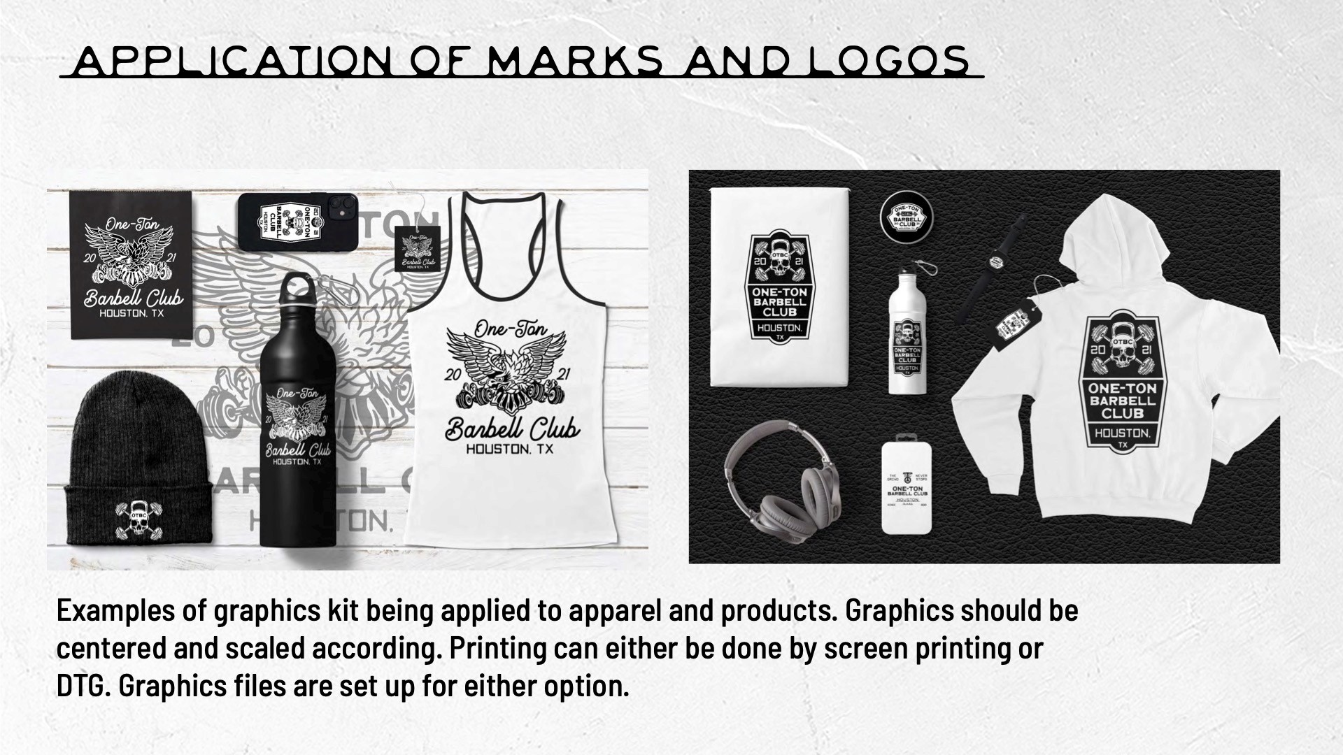 One-Ton Barbell Club Brand Deck
