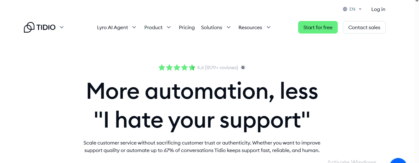 best ecommerce ai chatbot for sales