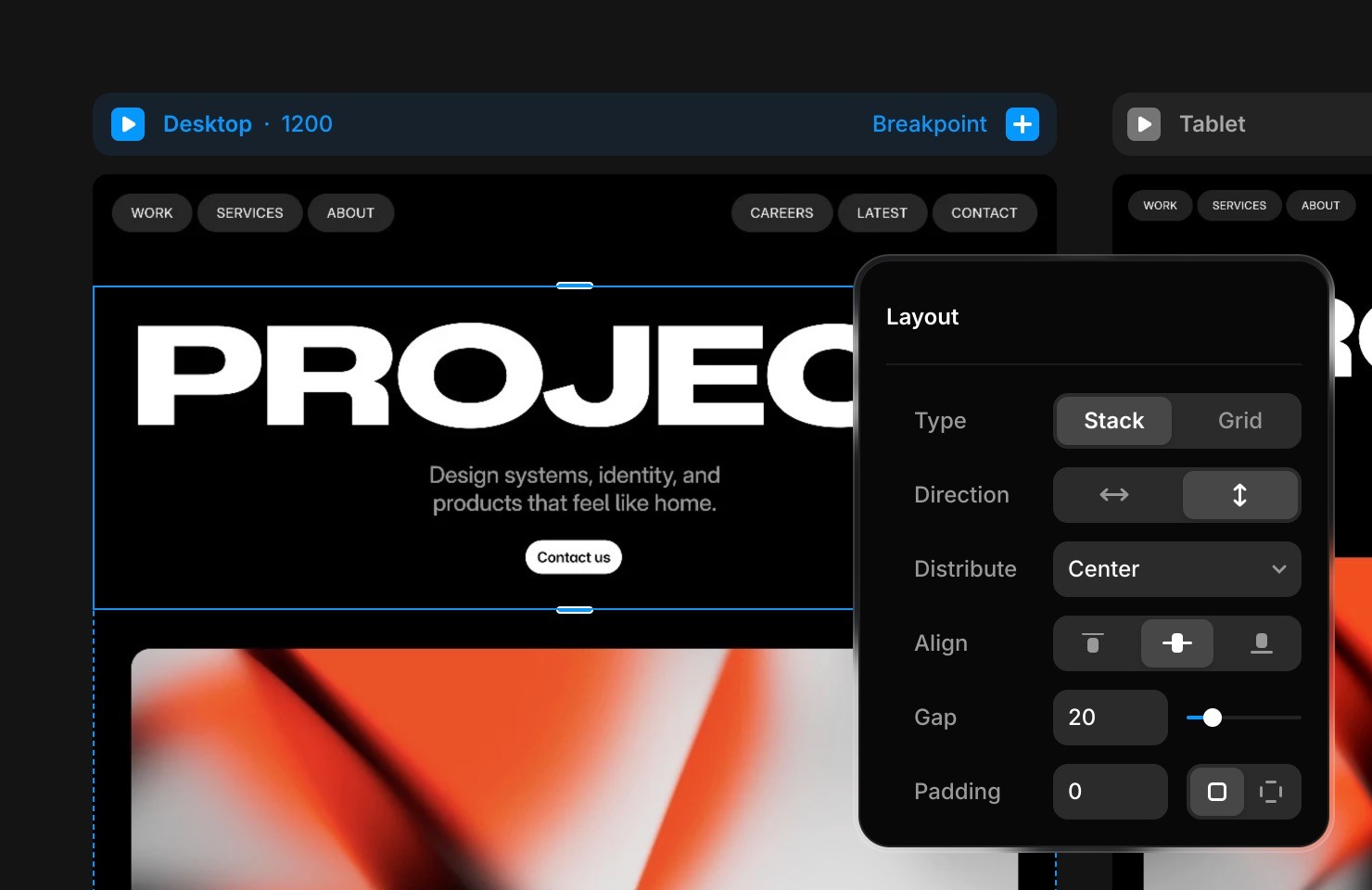 Create custom layouts without limits in Framer