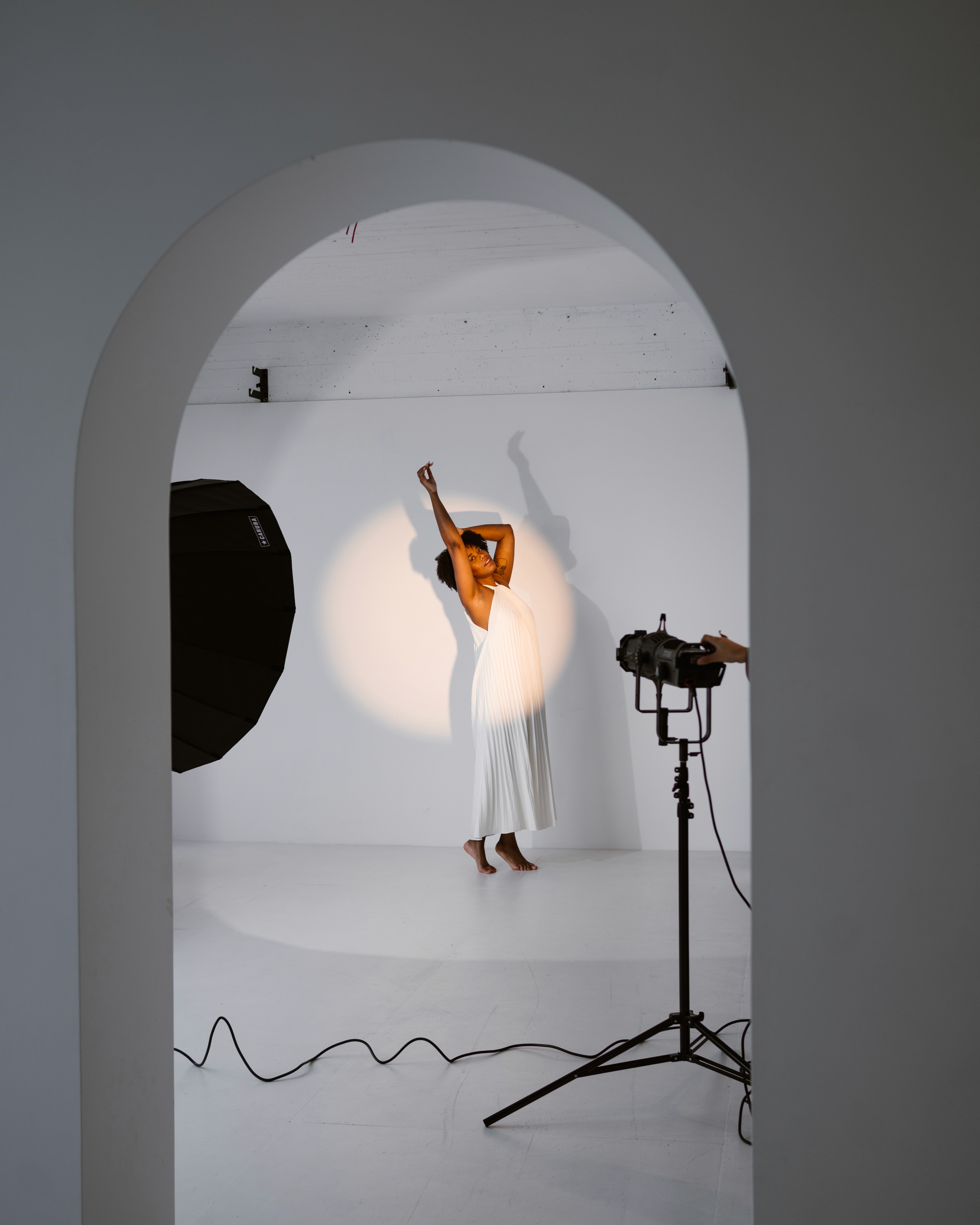 witte box fotoshoot in The Home