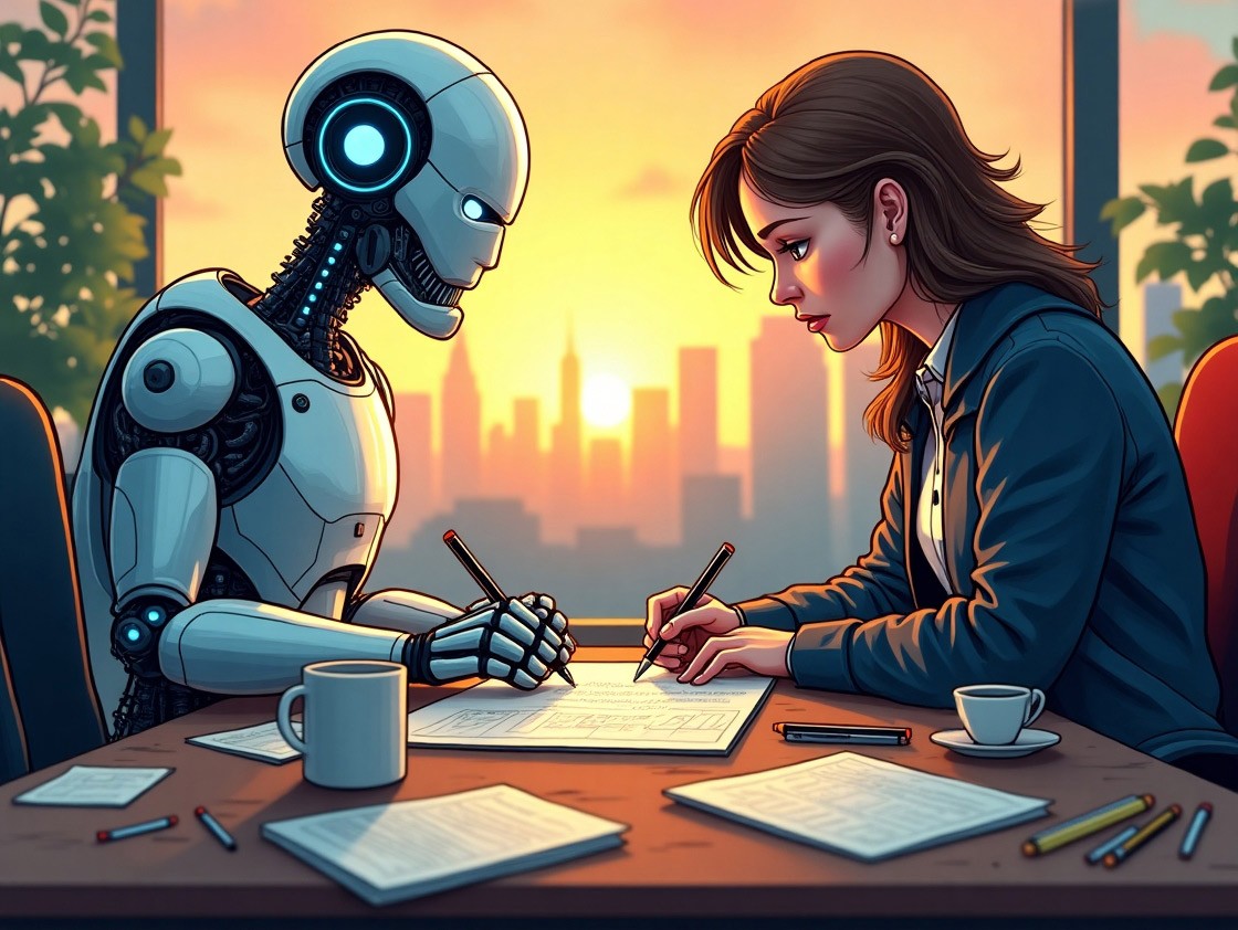 Intelligenza artificiale e copywriting umano a confronto in ambito comunicazione.