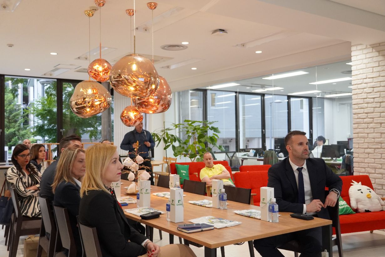 The Prime Minister of Montenegro, Mr. Milojko Spajić, at Digital Wallet's Tokyo office.