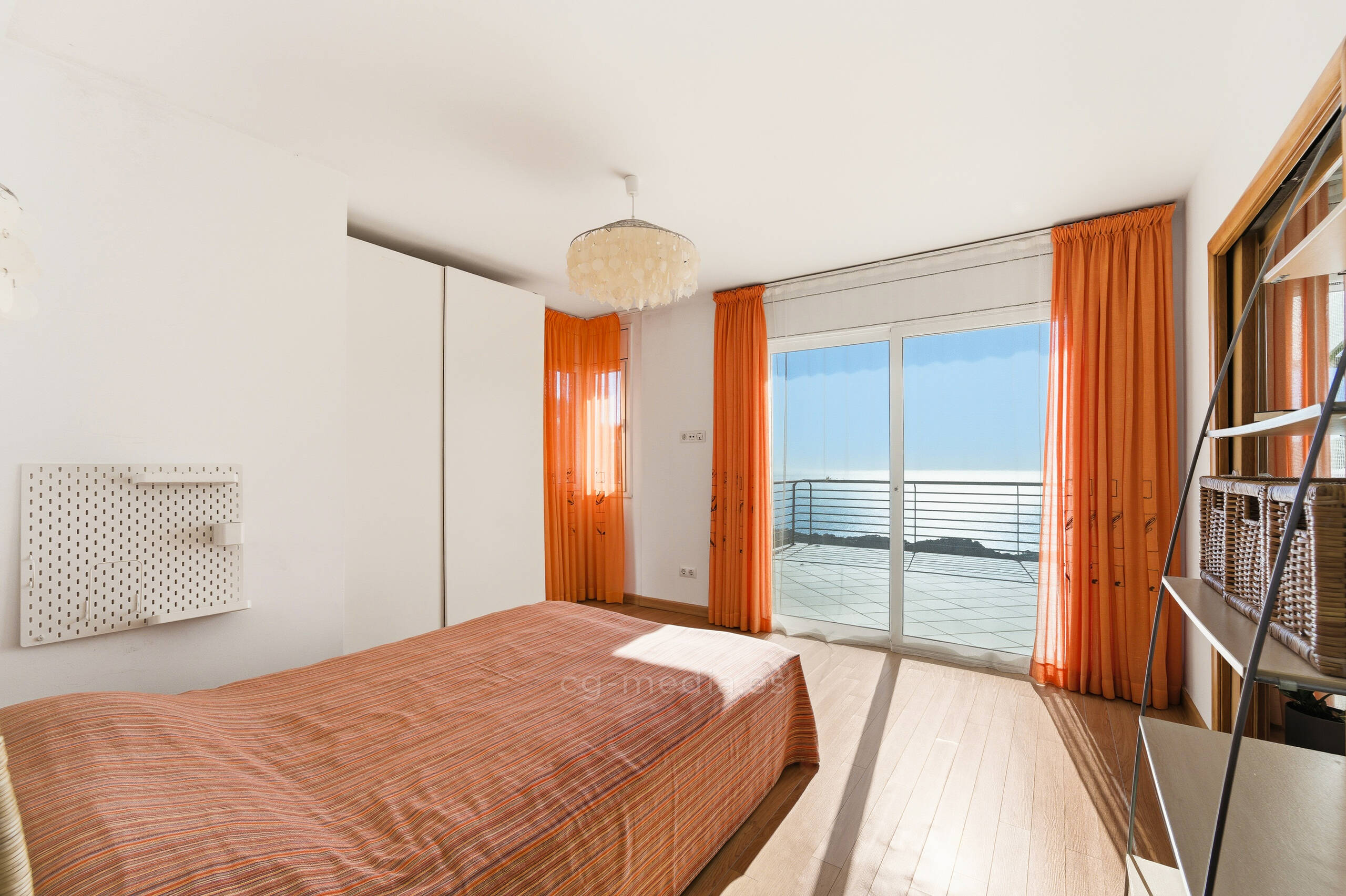 Dramatic Portrait of a black woman with blue gradient bg